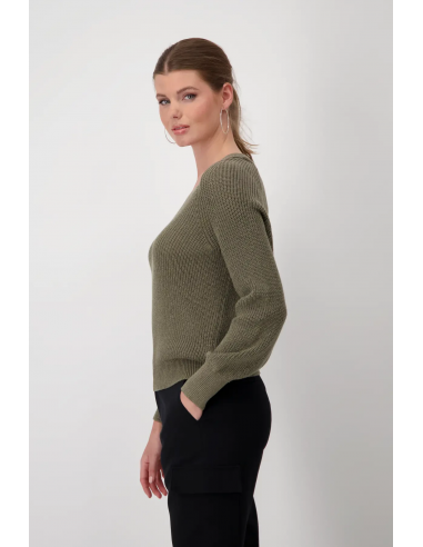 Pull à maille avec lurex ouvre sa boutique